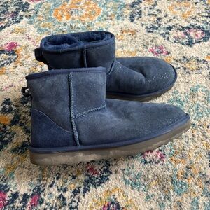 UGG Classic Mini boot navy with sparkles women’s size 10
